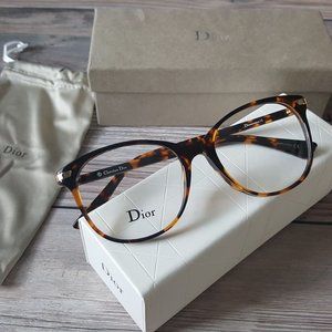NEW! CHRISTIAN DIOR EYEGLASSES FRAME TORTOISESHELL